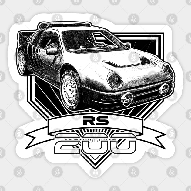 RS200 Sticker by CoolCarVideos